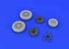 Eduard 648213 A-4E wheels early 1/48 (EDUARD, HASEGAWA)